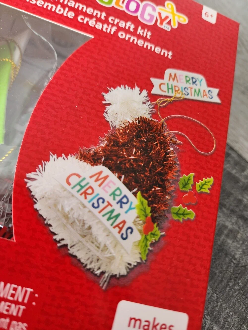 Creatology Ornament Craft Kit Christmas SANTA HAT Children Kids Creativity NEW